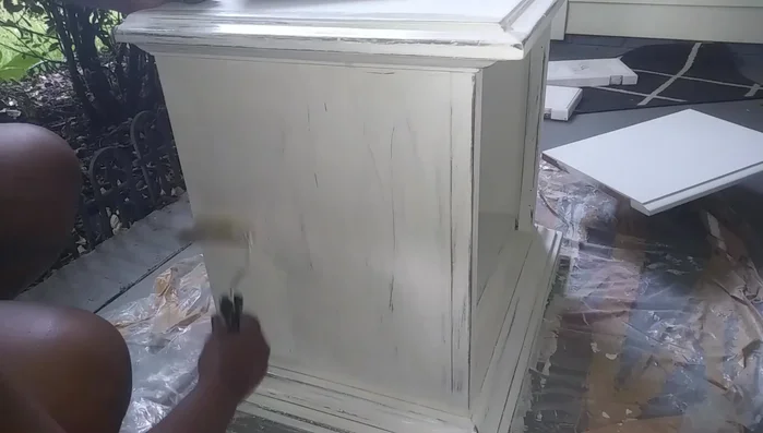 Seal the entire piece (inside and out) with polycrylic sealant.