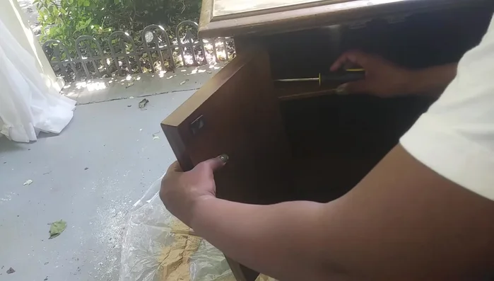 Remove the hardware.