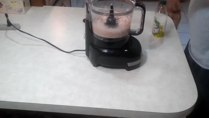 If the mixture is too dry, add a little olive oil to help it bind together.