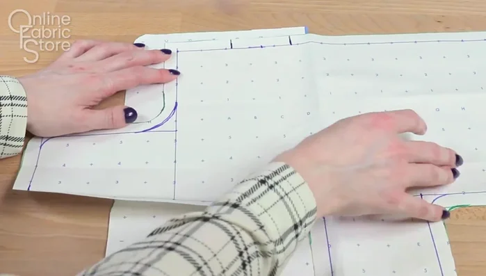 Create a collar template: Trace the neckline onto paper, adding width and seam allowance. Design the collar shape.