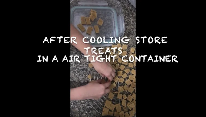 Cool and store: Let the treats cool completely on a wire rack before storing them in an airtight container to maintain their texture.