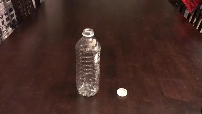 Screw the cap on tightly.