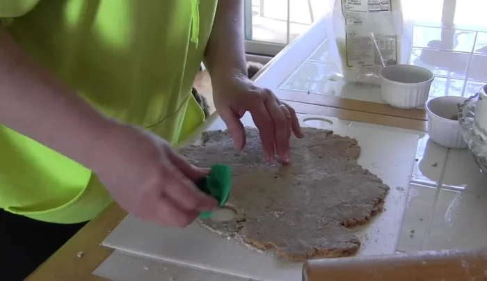 Use cookie cutters to shape the dough into desired shapes.