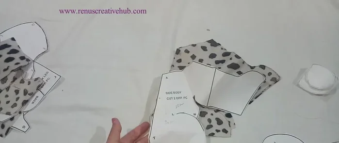 Sew the body pieces together, leaving an opening for stuffing.