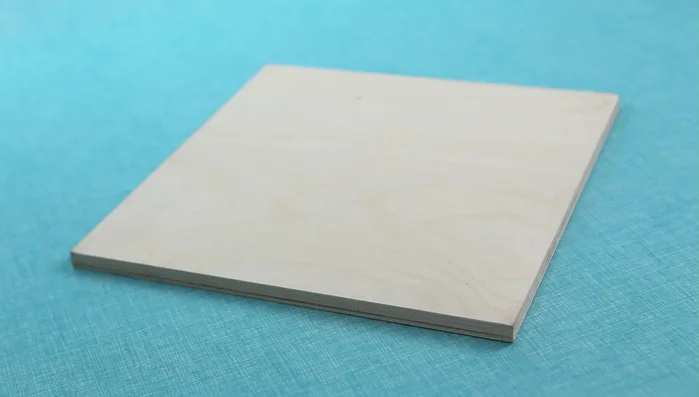 Paint the plywood base a nice color.