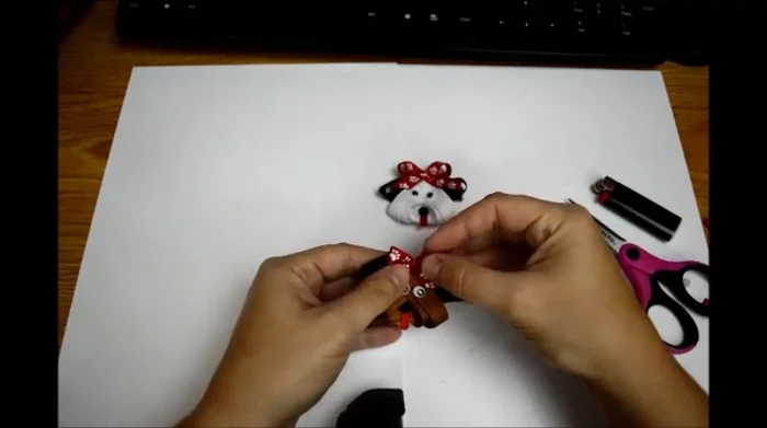 Add a bow (optional): Attach a small bow to the top of the head for a more feminine touch.