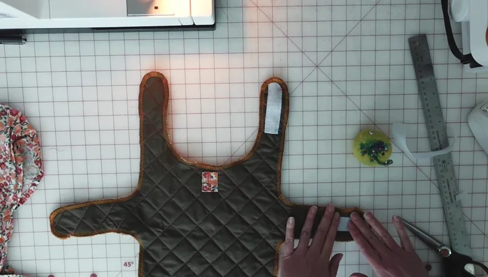 Attach velcro: Sew the rough side of velcro to the exterior and the softer side to the interior.