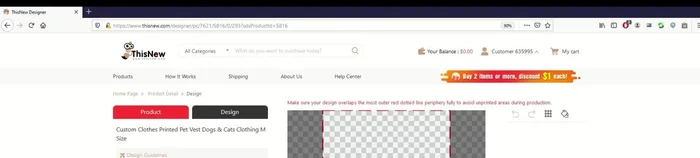 Click the 'Design' tab to open the design portal.