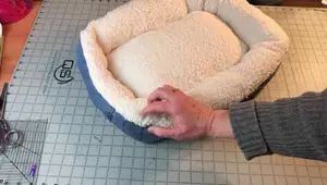 DIY Pet Bed: Upcycled Jeans & Fleece Tutorial