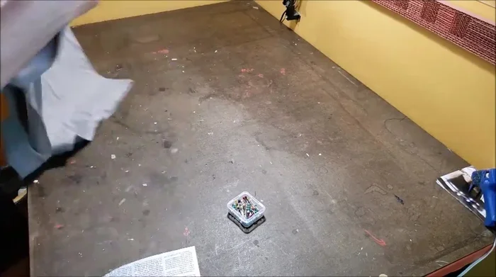 Cut two oval pieces of fabric (from an old t-shirt) using the foam as a template. Sew the two layers together, leaving a gap for stuffing. Add stuffing and finish sewing. Note: add extra allowance to the template to account for shrinkage.