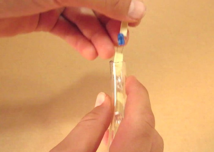 Secure the wires: Use tape to keep the wires organized and spaced to prevent short circuits. Don't tape the wires together.