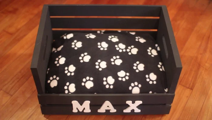 Place a pillow inside or fold up a piece of fabric to create a soft bed.