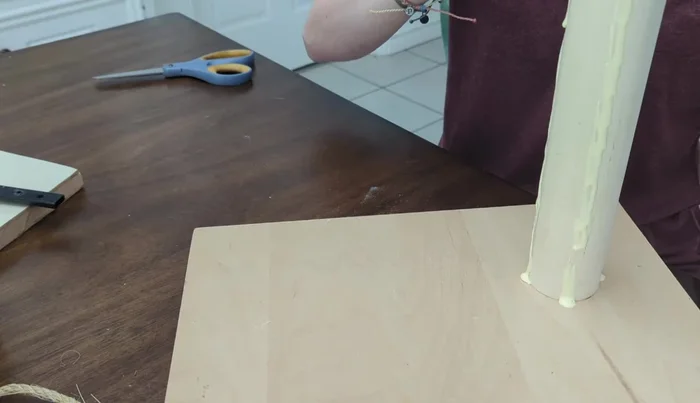 Attach Lofts: Attach the carpeted lofts to each other using screws and pre-drilled pilot holes.