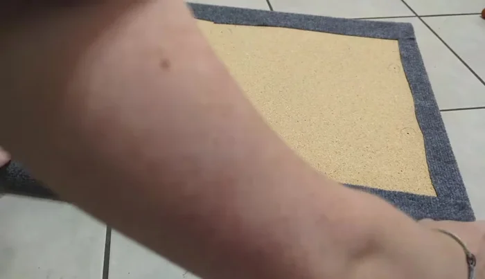 Carpet Base and Platform: Cover the base and platform with carpet, stapling securely to create a flush fit.