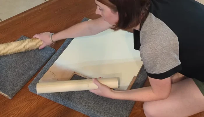 Attach Ramp: Using hinges, attach the ramp to the platform.