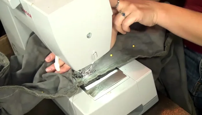 Repeat for the other leg: Flip the pants over and repeat the process on the other leg.