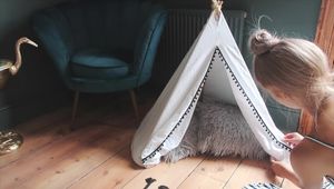 DIY Pet Teepee: The Easy Elastic Band Method