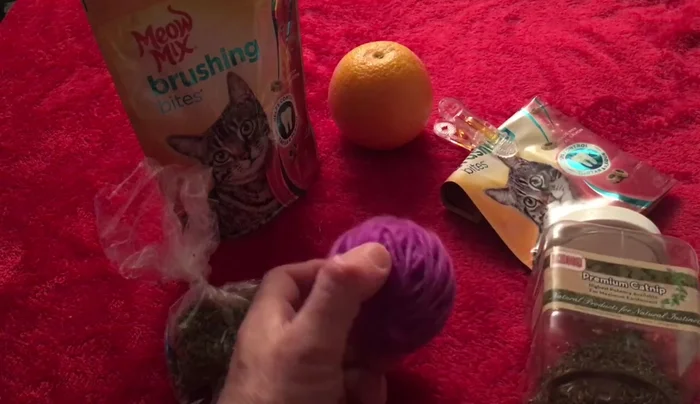 Unravel a ball of yarn.