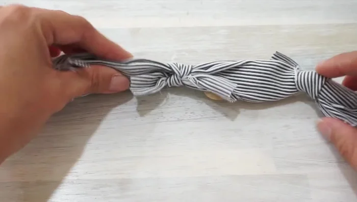 Hide treats between the folds.