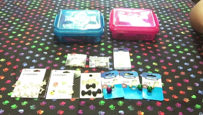 Attach the completed charm to your plush pup's collar using the lobster clasp.