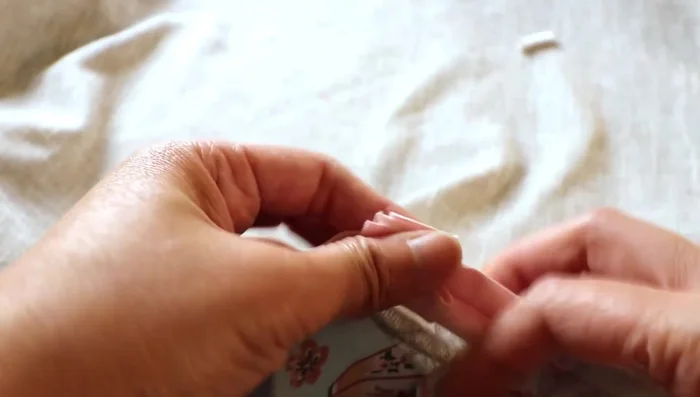 Sew the opening closed.