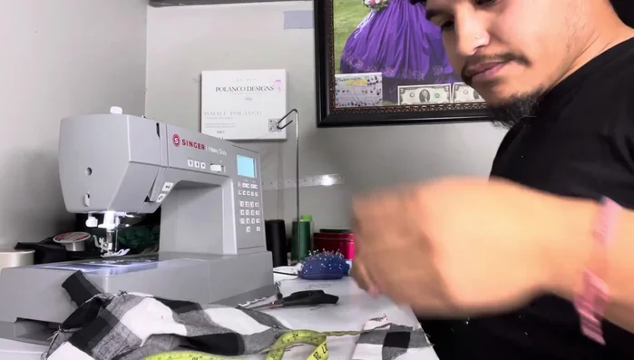 Add collar: Create and attach the collar to the neckline.