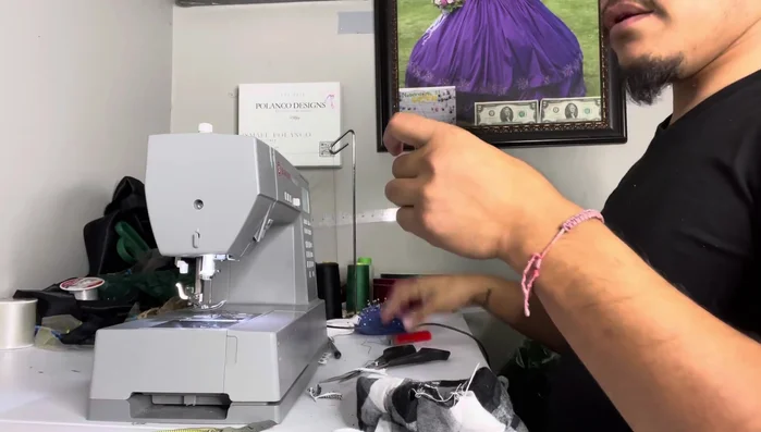 Finish seams and details: Sew up any remaining seams, finish the edges, and add any desired details (buttons etc.)