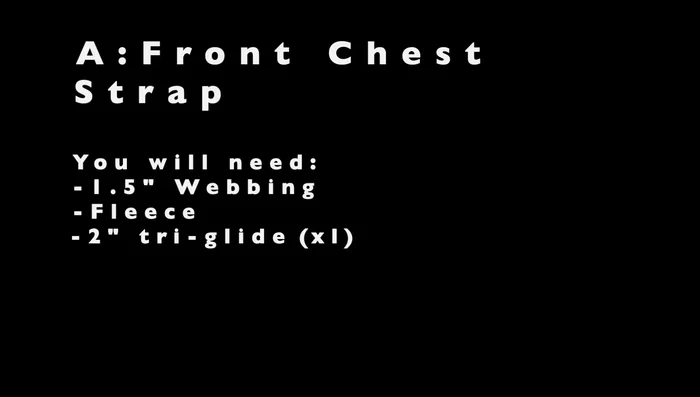 Measure dog for front chest strap (chest to largest part of belly).