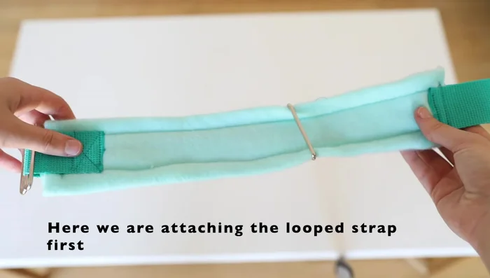 Attach shoulder straps and chest strap to a 2-inch triangle loop.