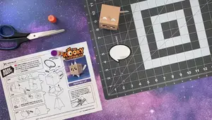 Easy Paper Craft: Make a Paper Bag Cat!