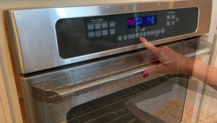 Bake at 350 degrees for 20 minutes (soft) or 25 minutes (crunchy).