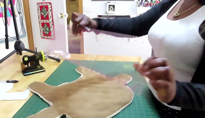 Quilt the coat using crisscross lines (2 inches apart). Use a walking foot for efficiency.