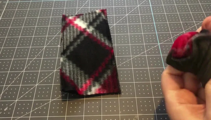 Attach velcro to the straps (one piece to each fabric type).