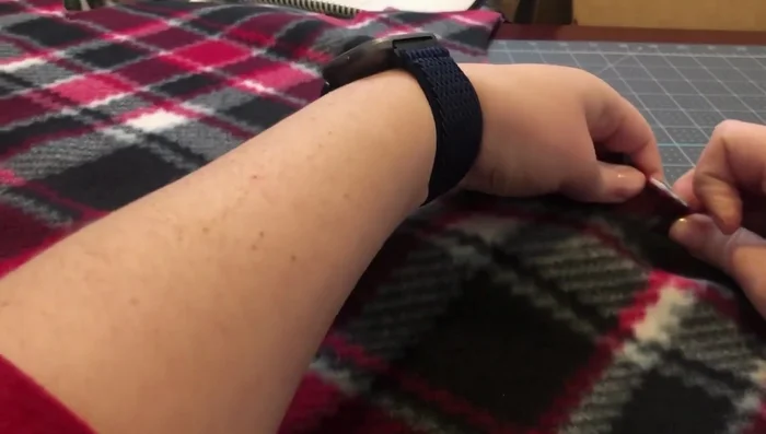 Sew around the perimeter of the body pieces, backstitching at the ends. Use a 1/4 inch seam allowance.