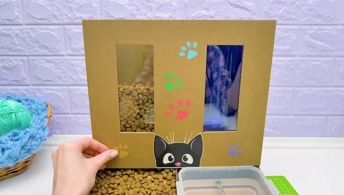 Decorate the dispenser as desired.