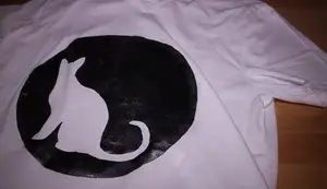 DIY Cat Shirt: The Easiest Stenciling Method