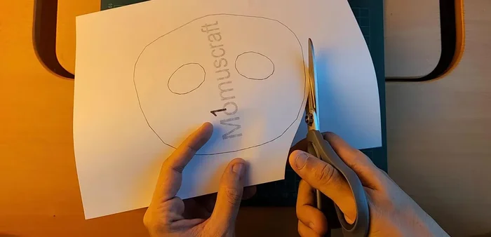 Cut out template pieces. Don't worry about precise cutting at this stage.