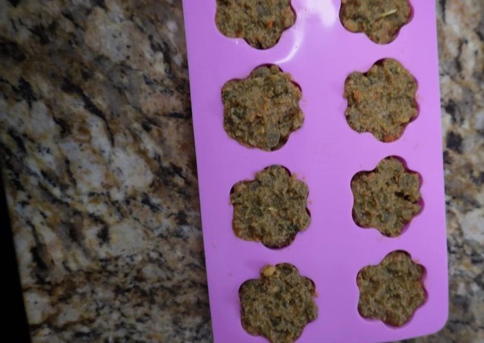 Remove from molds and serve to your cat.