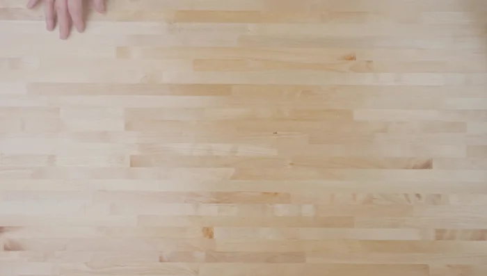 Cut two 6x41 inch fabric strips from leftover fabric; hem ends by 1 inch.