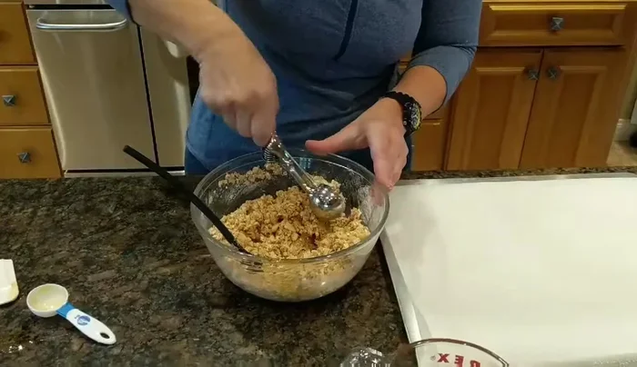 Bake in a 350°F oven for about 25 minutes.