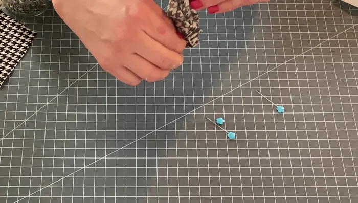 Turn right side out. Turn the sewn bodice right side out through the open bottom. Trim and notch the corners for a neat finish.