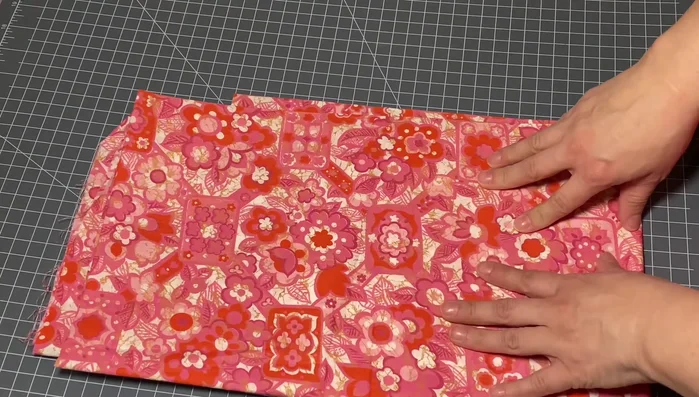 Cut out two bodice pieces using a pattern.