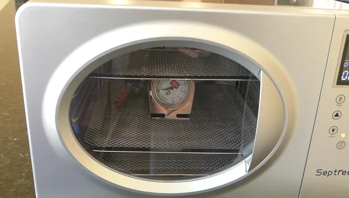 Dehydrate: Set dehydrator to 145°F (63°C) or higher. Dehydrate for 6-8 hours, or until treats are completely dry. Check frequently and adjust drying time based on thickness.