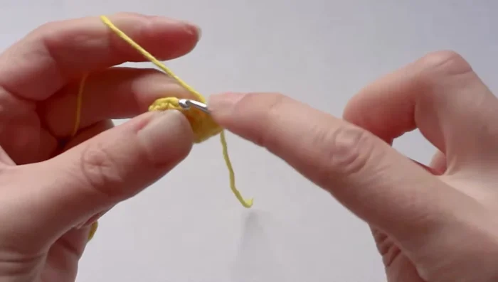 Single crochet 18 stitches around.