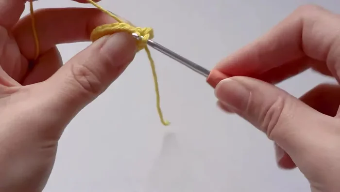 Single crochet 18 stitches around.