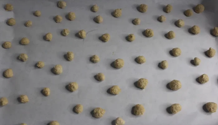 Use a butter knife to make small slits in each treat.