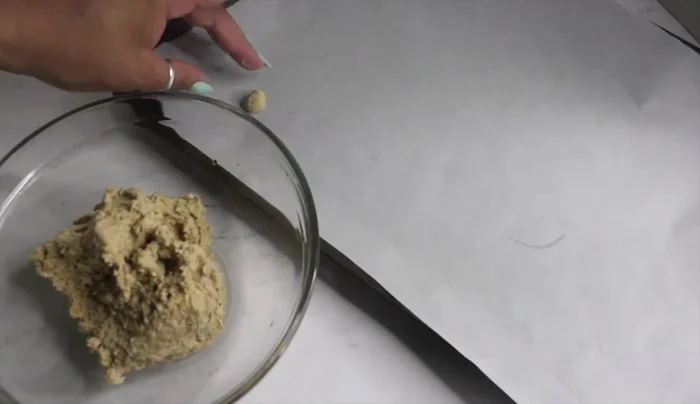 Use a butter knife to make small slits in each treat.