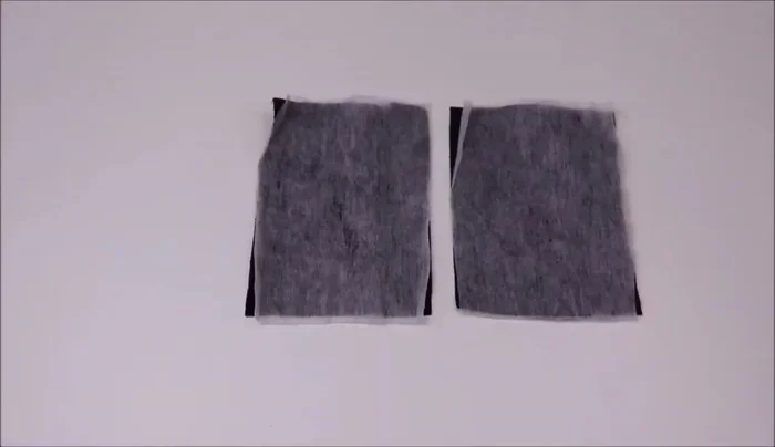 Fuse interfacing to lining: Use an iron to attach the interfacing to the wrong side of the lining fabric.