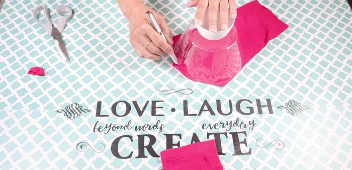 Optionally, round off the bottom edge of the top side.