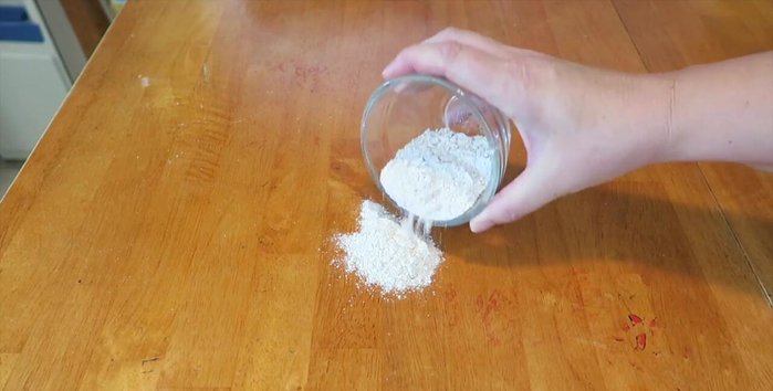 Use a pumpkin-shaped cookie cutter to cut out the treats. Reroll scraps and continue until all dough is used.